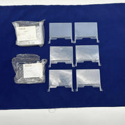 12pk Akro Mils 35010 Plastic Label Holder 5" Wide 3.75" High Polypropylene 8