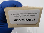 5x Ilco P1789-P / Y154 Key Blanks Chrysler, Dodge, Plymouth & Jeep Vehicles 3