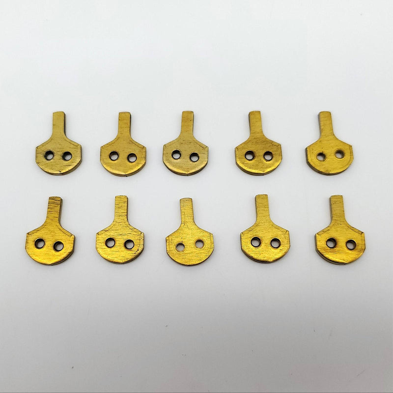 10x 16CR-004 Cams for 836 Series SFIC Mortise Cylinders Satin Brass NOS 1