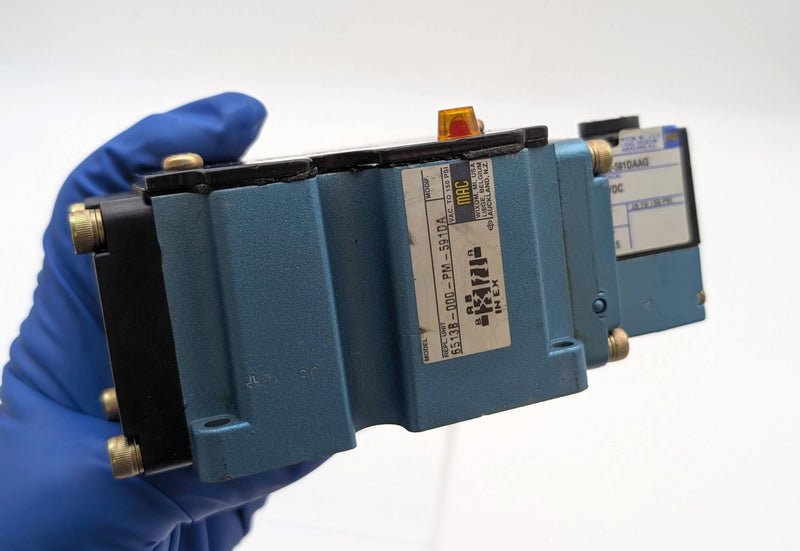 MAC Valves 6513B-000-PM-591DA Solenoid Valve 24VDC 25-150 PSI 6513B000PM591DA 1