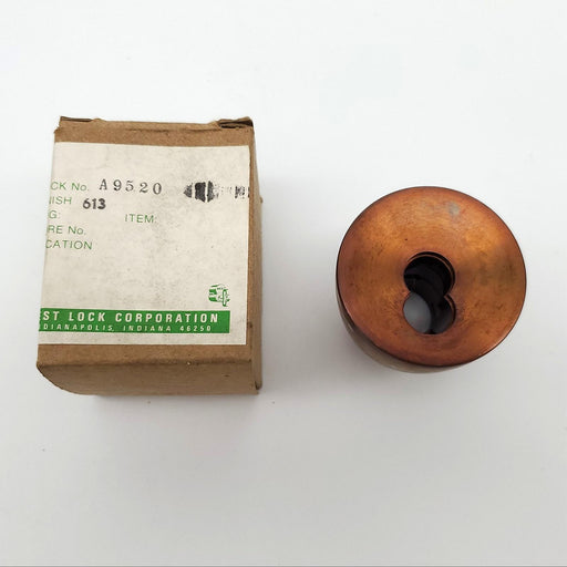Best Lock Corp Door Knob A9520 Replacement Oiled Bronze No Core Tulip NOS 2
