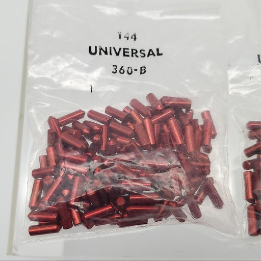 Lab B6-360 Universal Bottom Pins 0.360 .005 System Red 2 Packs 288 Total 2