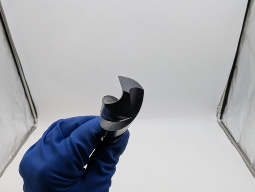 Cle-Line 21mm Silver & Deming Drill Bit 1/2" Shank 118 D Radial HSS Black Oxide 2