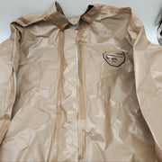 DuPont Tychem 5000 CPF3 Jacket 2XL Tan CPE Jam Fit Cuff Hook & Loop Closure 1PK 1
