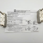 Fort MFSW3 1138 Momentary Switch Lock Tubular Keyed Different Bright Nickel 8