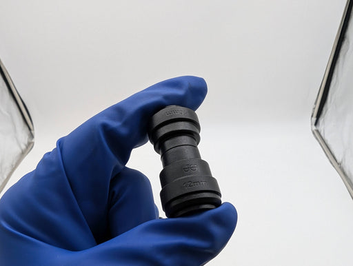 John Guest PM201210E 12mm to 10mm Reducing Union Push-On Fittings Pack of 10 2