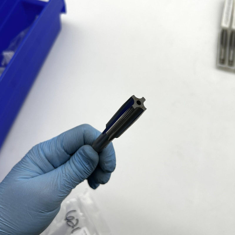 Cle-Line C62073 Taper Hand Tap 9/16-18NF H3 4 Flutes HSS General Purpose 5pk 6