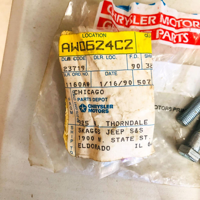 Mopar J0181613 Bolt for Front Propeller Shaft OEM NOS 1981-86 XJ Cher Wag 2