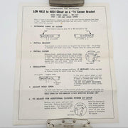 LCN 4030-16 AL Corner Bracket Dark Bronze for 4030 Series Closers NOS 9