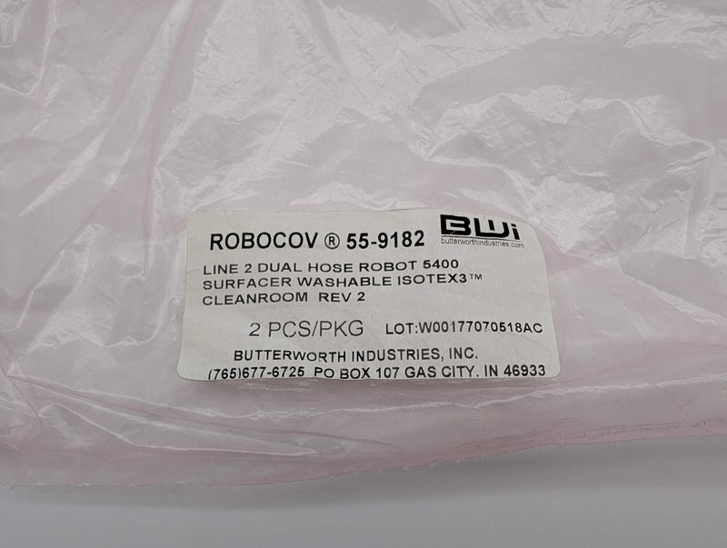 BWI 55-9182 Dual Hose Covers for ABB IRB 5400 Paint Process Robot ISOTEX3 4