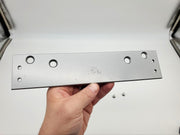 LCN 1070-18 Door Closer Adapter Plate Aluminum Finish Hinge Side Jamb Mount 3