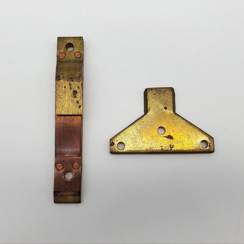 Ademco 232 Hangers for Shunt Lock Brass 2 Pieces Vintage NOS 1