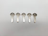 5x Ilco X1000FR Key Blanks For National Cash Register 8688C-CL Nickel Plated NOS 3