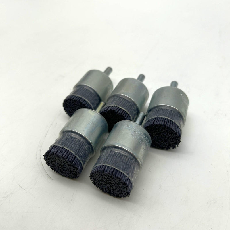 Weiler 86105 End Brush 1in Burr .043/120 CG EBA-22P Abrasive Nylon Lot of 5 2