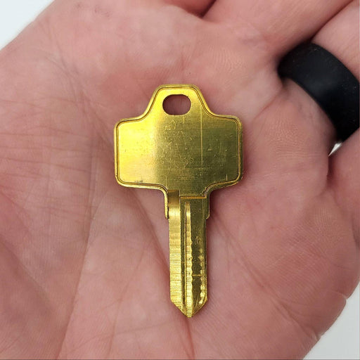 10x National D8777 Key Blanks Brass for National Lock Co Cam Locks Reversible 2