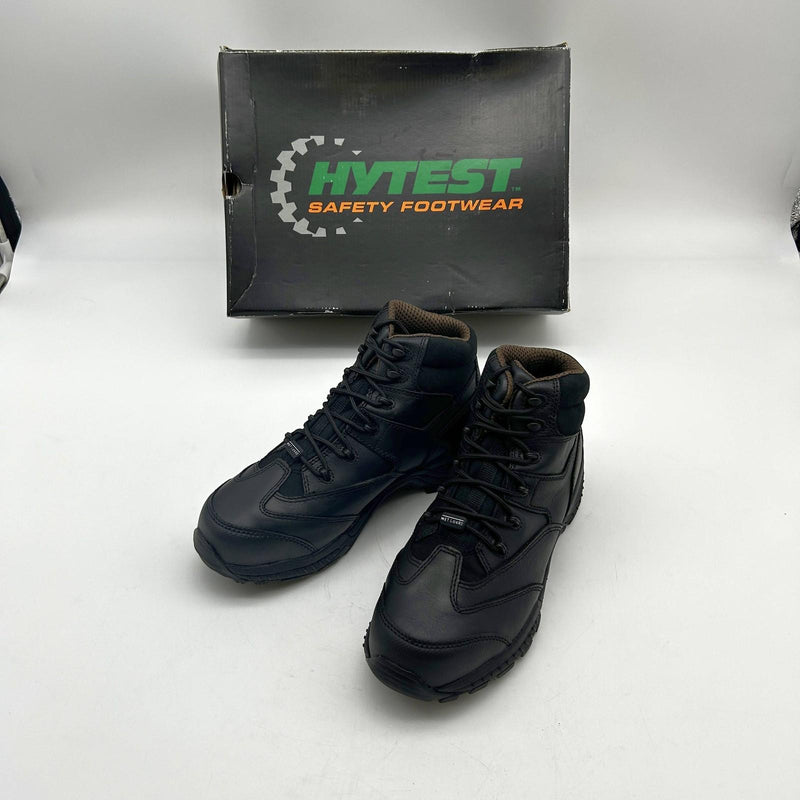 HyTest K12200 Internal Met Safety Hiker Boots Comp Toe EH Black 9.5 M Mens 11
