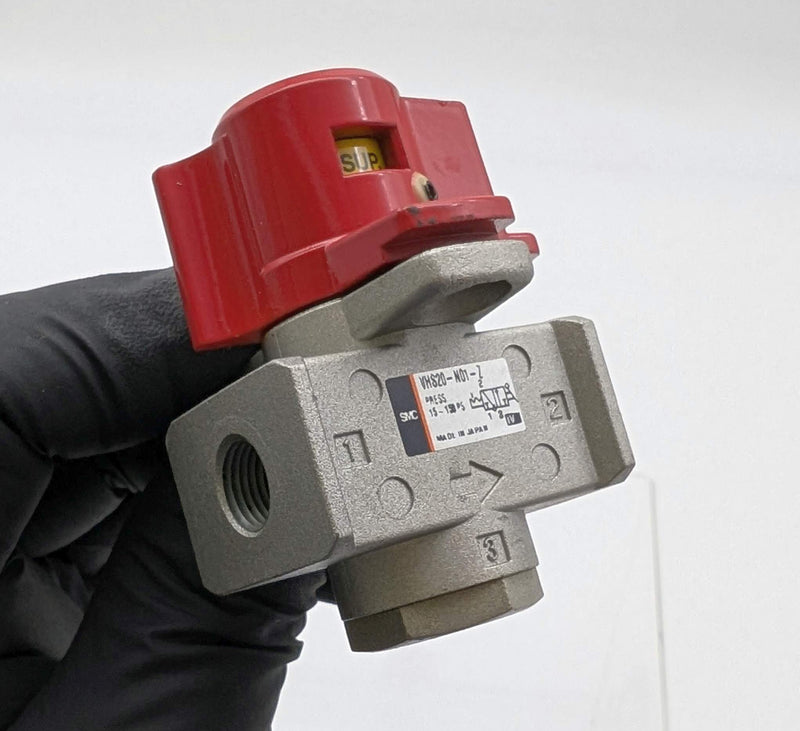 SMC VHS20-N01-Z 3-Port Lockout Pressure Relief Valve 1/8" NPT 14.5–145 PSI 1