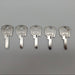 5x Ilco V80P Key Blanks for Some Older Volvo Vehicles Nickel Plated NOS 3