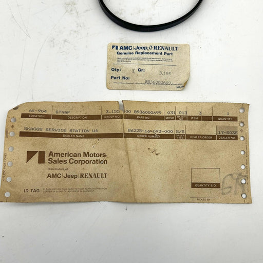 AMC Jeep 36000699 Seal Gasket Rubber Group 3.155 OEM New Old Stock NOS Loose 2