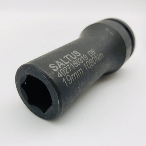 Atlas Copco 19MM Socket 3/4" Square Drive Hex 100mm Length Saltus 4027150319 DB 2