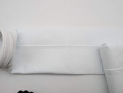 16oz Polyester Felt Filter Bag PTFE Membrane Double Beaded SnapBand 96" x 4.63" 5