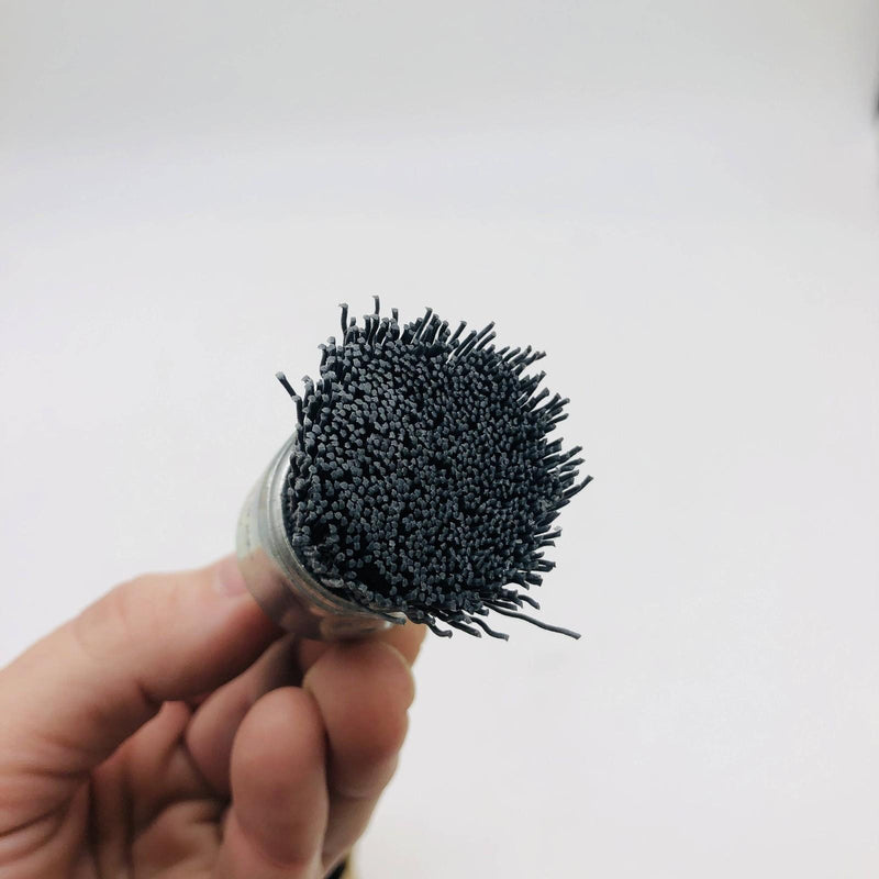 10x Weiler 10155 Nylox End Brush Abrasive 1" .022/320 Grit SC EBA-22 6