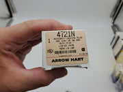 Arrow Hart 4721N Locking Plug 15A 125V 2 Pole 3 Wire Industrial Plug 4
