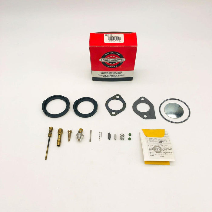 Briggs & Stratton 394698 Carburetor Overhaul Kit OEM New NOS Replaces 299852