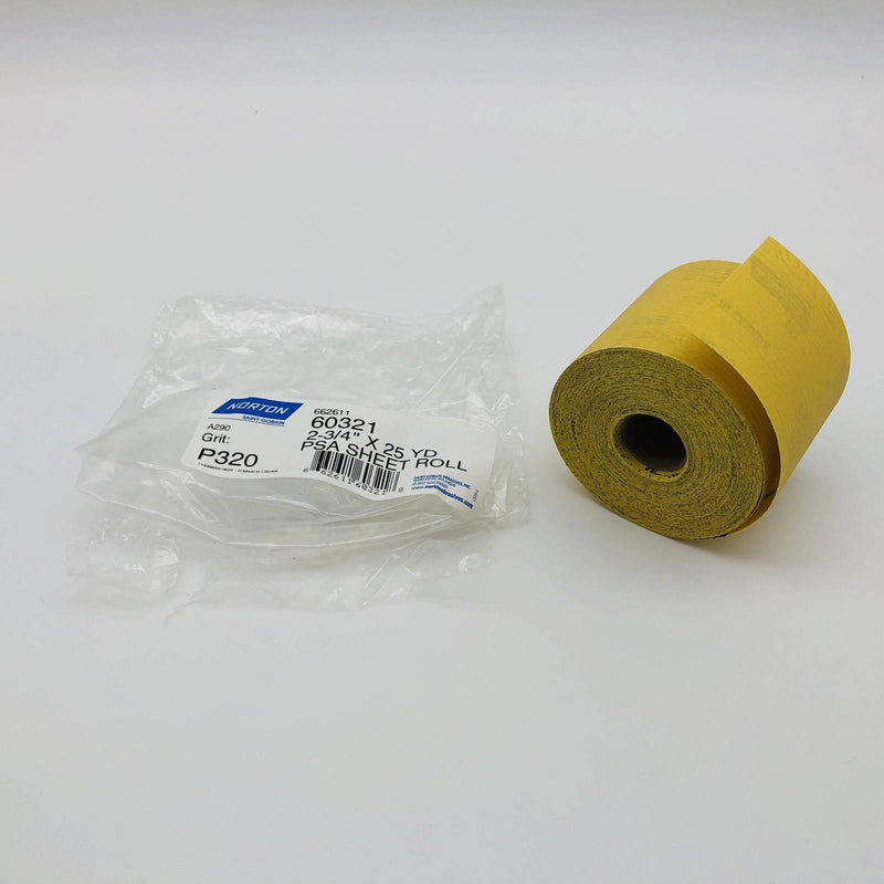 Norton 60321 Sanding Sheet Roll 2-3/4in x 25yd A290 P320 Grit Gold 1 Roll 7