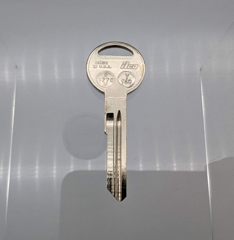 10x Ilco S177OU Key Blanks for Older Chrysler, Dodge, & Plymouth Vehicles