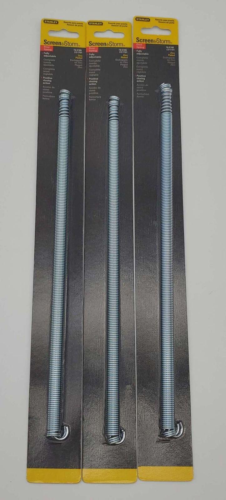 Stanley Screen & Storm Door Springs Fully Adjustable 16"L 745765 Pack of 3 1