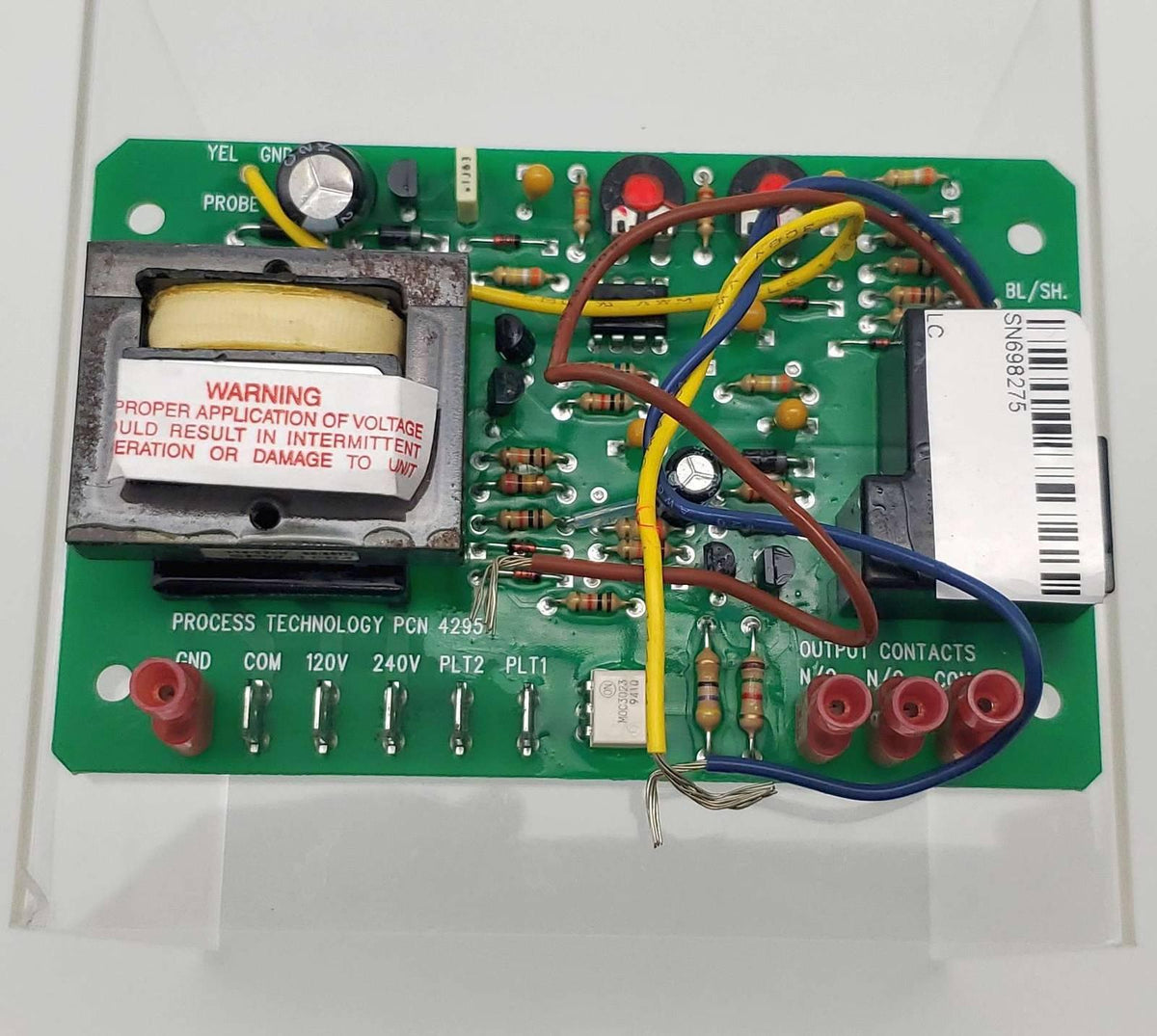 Process Technology PCN 4295 Liquid Level Controller Board for LC2 / LC ...