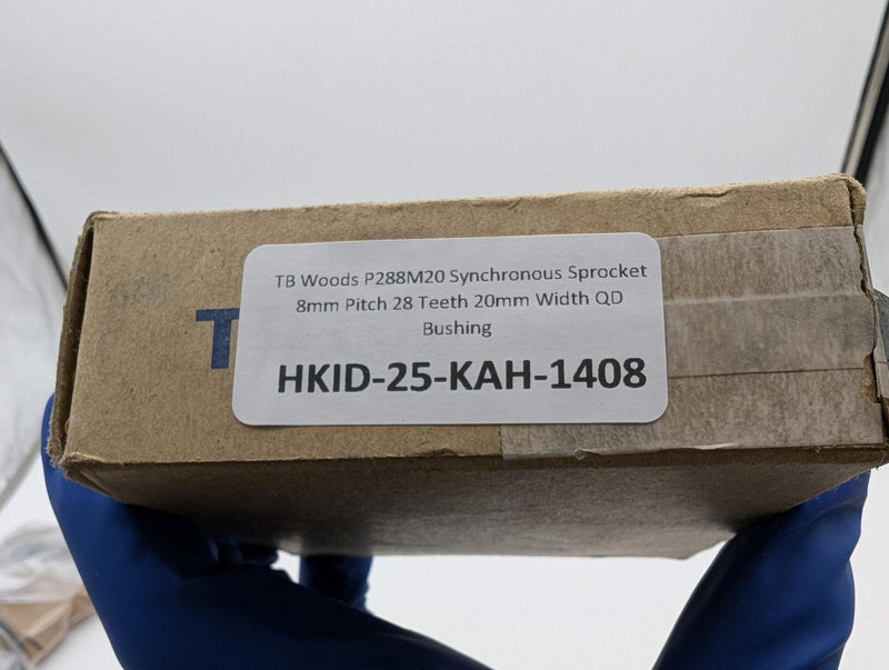 TB Woods P288M20 Synchronous Sprocket 8mm Pitch 28 Teeth 20mm Width QD Bushing 4