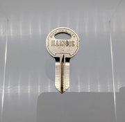 5x Illinois 210 Key Blanks 5 Pin Nickel Plated Double Bitted / Ilco S1042Z 1