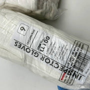 Superior LL100 Parade Inspector White Gloves Size 9 Large Cotton 36 Pairs 2