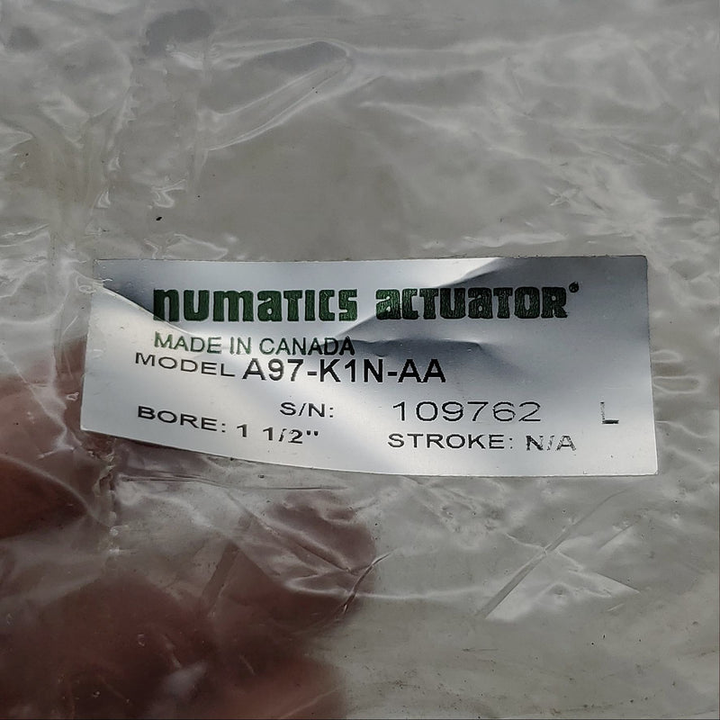 Numatics A97-K1N-AA Seal Repair Kit 1-1/2" Bore 1" Rod Asco Numatics 6