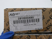 Airnet 45 Deg Elbow Compression Fitting D50 2811-5004-80 Atlas Copco Compressor 4