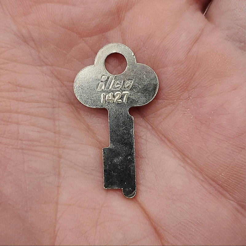 10x Ilco 1427 Key Blanks Flat Stock 0.05" T x 0.295" W Steel NOS 1