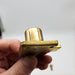 Illinois Drawer Lock 7/8" L x 7/8" D Cylinder Bright Brass Keyed Alike USA Made 3