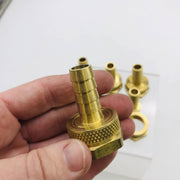 6pk Dixon BCF74 Coupling Coupler 1/2" GHT Female x 1/2" Hose ID Brass Fitting 3