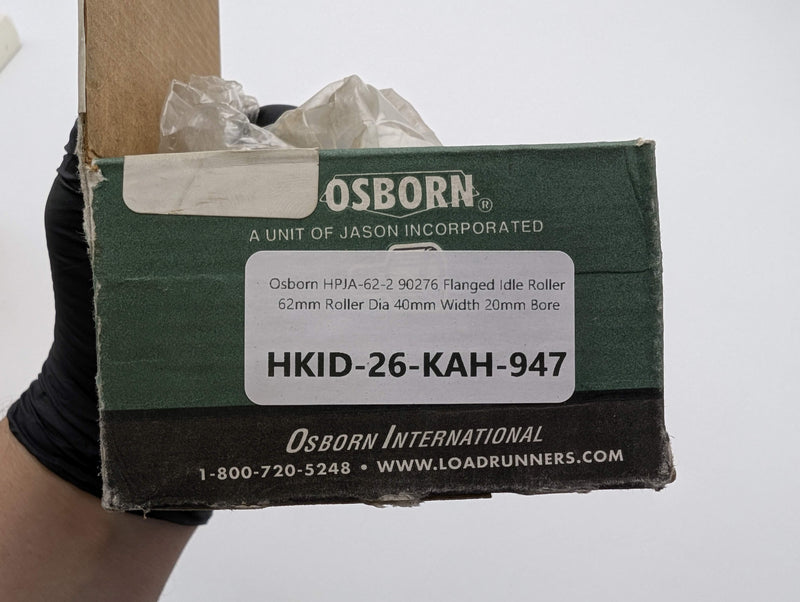 Osborn HPJA-62-2 90276 Flanged Idle Roller 62mm Roller Dia 40mm Width 20mm Bore