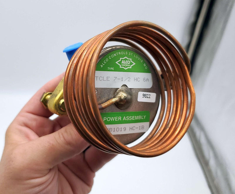 Alco TCLE 7-1/2 HC Thermo Expansion Valve Less Flange Take-A-Part 5' Tube 450PSI 1