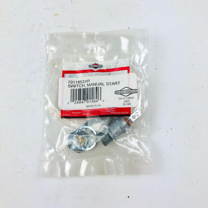 Briggs and Stratton 7011853YP Starter Switch Manual OEM NOS Sealed USA Made 2