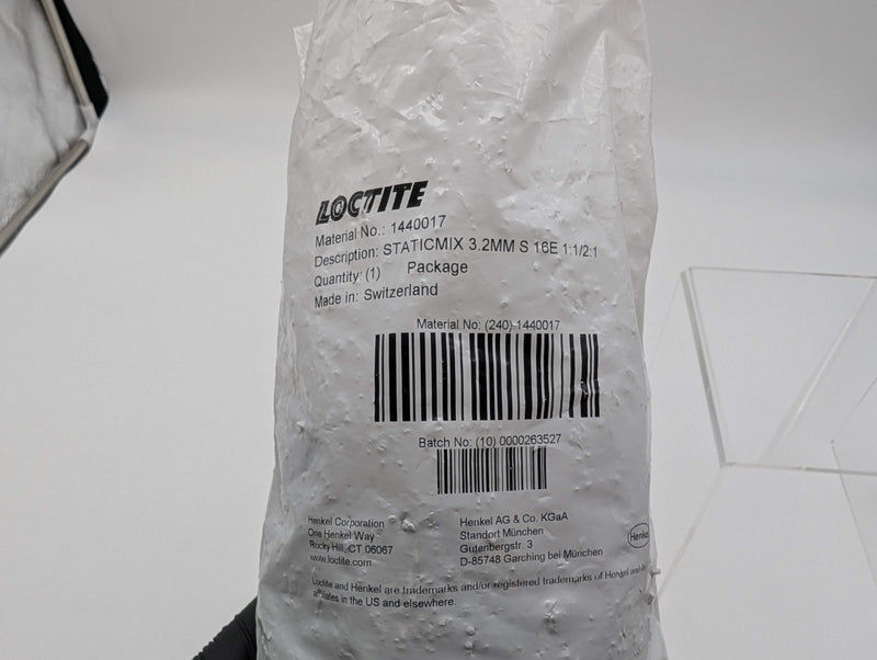 Loctite 1440017 Static Mix Nozzle 3.2mm 16 Element Pack of 100