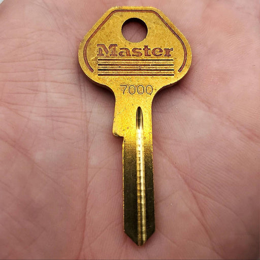 10x Master K7000 Padlock Key Blanks for Master Pro Series Padlocks Brass 6 Pin 1