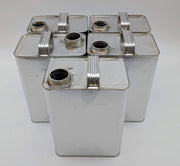 1 Gallon F Style Metal Cans Tin Coated Steel 1.75" Lid 1900T15 NO CAPS 5 Pack 1