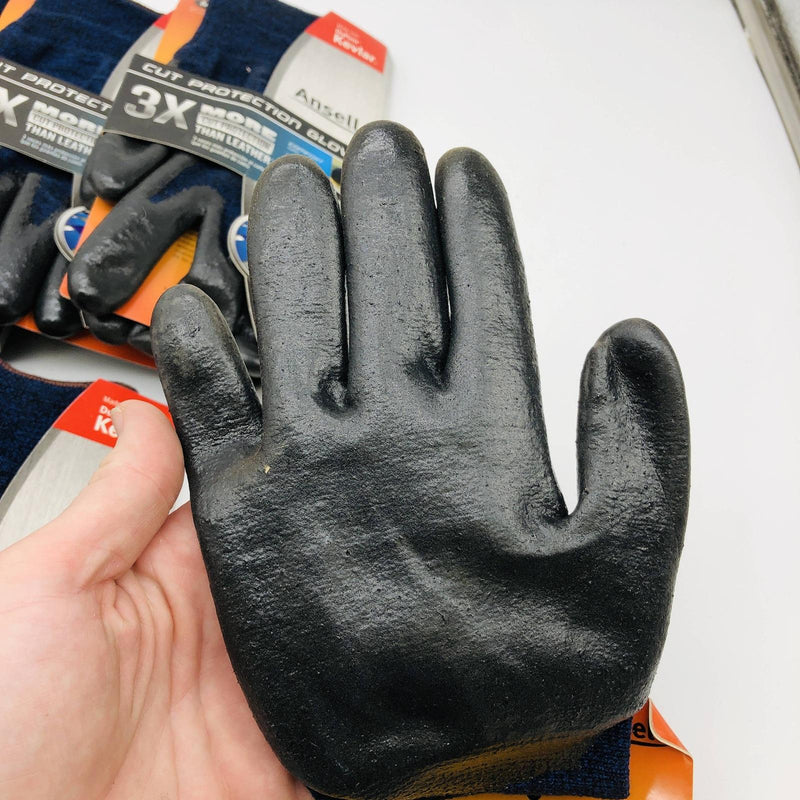 Ansell 97-505 Cut Resistant Work Glove Size Medium 9 Nitrile Foam Palm 10 Pairs 7