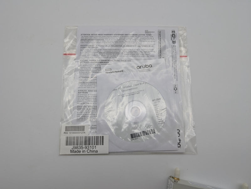 HP Aruba 501 Wireless Client Bridge J9835A 802.11 AC Dipole Antenna 15 Clients 6