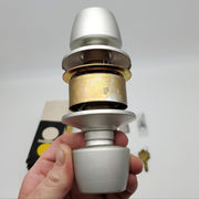 Arrow Door Knob Entry Lock Satin Aluminum 2-3/8" Backset 351 No Inside Button 5