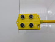 Crouse Hinds MMDT4F4A010FM 4 Port Micro-Plex Distribution Block 300V 5A 1ft Cord 2
